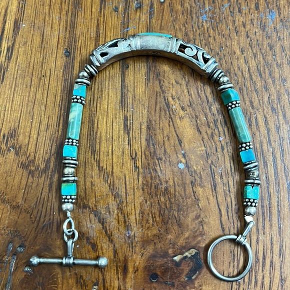 Vintage turquoise bracelet - Picture 2 of 4